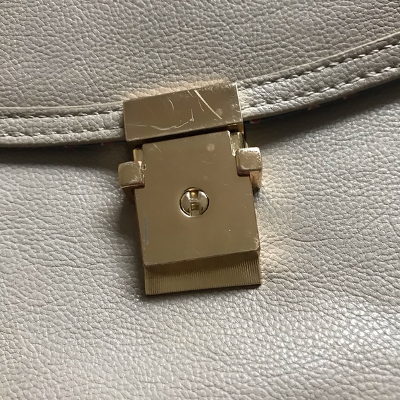 Forever 21 Cream Crossbody Handbag Purse - Picture 3 of 7